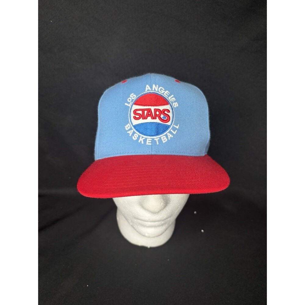 Mitchell & Ness Los Angeles Stars SnapBack Hat Blue Red NBA Basketball Lakers